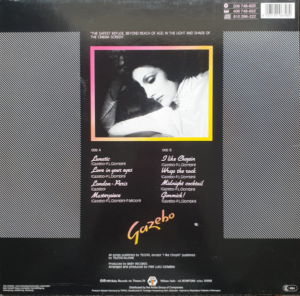 Gazebo : I Like Chopin (LP, Album, RE)