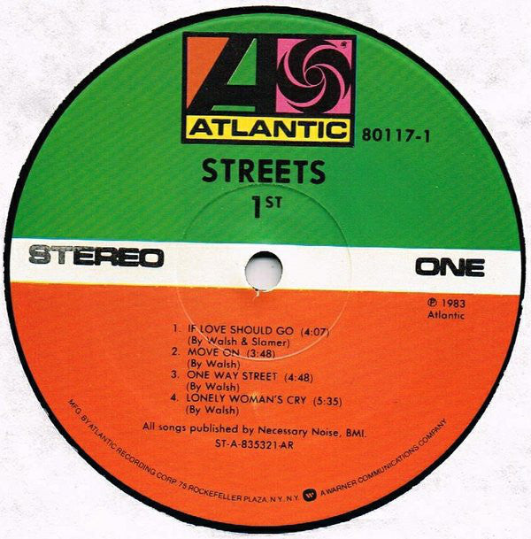 Streets (2) : 1st (LP, Album, All)