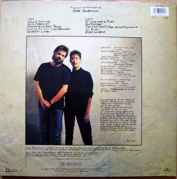 Michelle Shocked : Short Sharp Shocked (LP, Album)