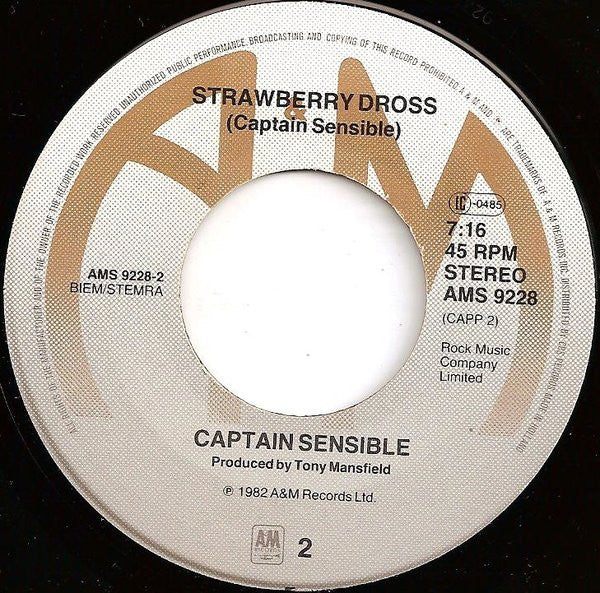 Captain Sensible : Wot! (7", Single)