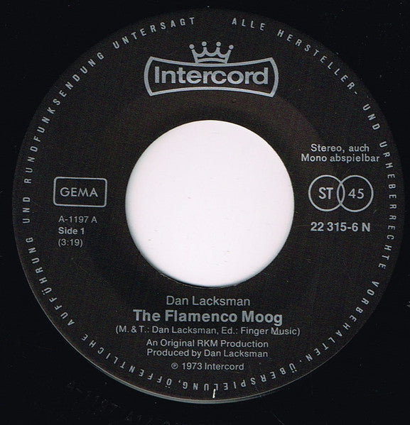 Dan Lacksman : The Flamenco Moog (7")