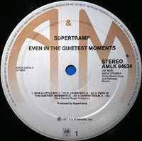 Supertramp : Even In The Quietest Moments... (LP, Album)
