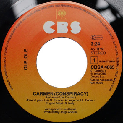 Ole, Ole* :  Carmen (Conspiracy) (7", Single)
