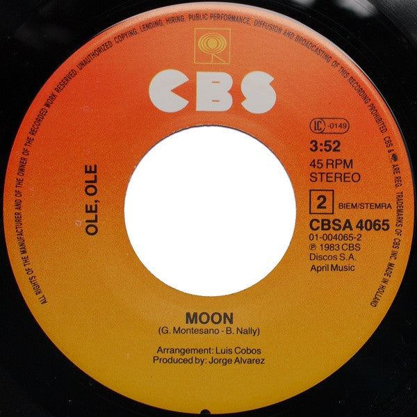 Ole, Ole* :  Carmen (Conspiracy) (7", Single)