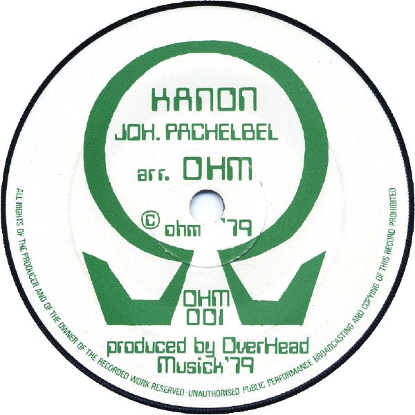 Ohm (10) : Kanon / Airship To Bali (7")