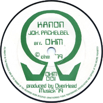Ohm (10) : Kanon / Airship To Bali (7")