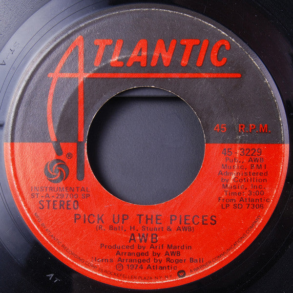 AWB* : Pick Up The Pieces (7", Single, RP, SP )