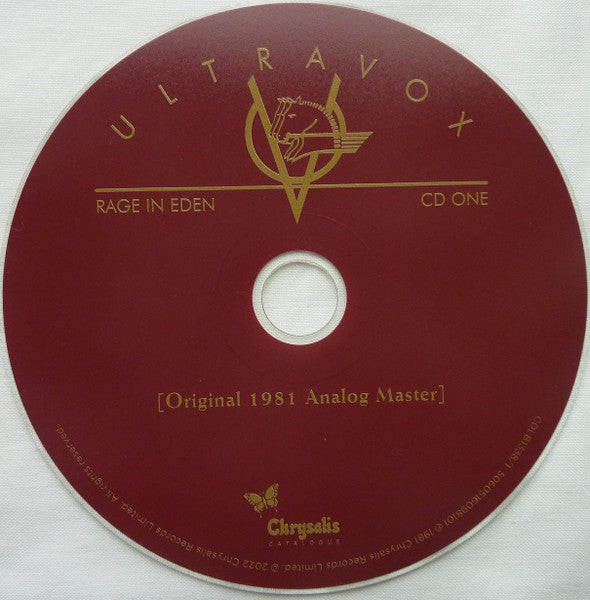 Ultravox : Rage In Eden (Deluxe Edition) (CD, Album, RE + CD, Album, Rem + CD, Comp + 2xCD +)