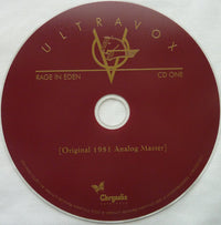 Ultravox : Rage In Eden (Deluxe Edition) (CD, Album, RE + CD, Album, Rem + CD, Comp + 2xCD +)