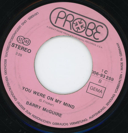 Barry McGuire : Eve Of Destruction / You Were On My Mind (7", Single, Los)