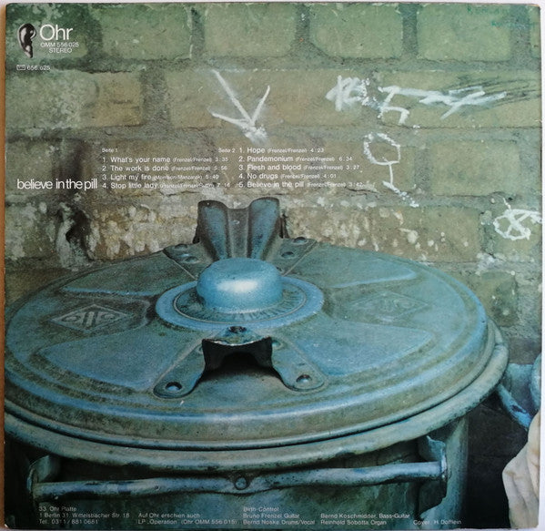 Birth Control : Believe In The Pill (Best Of Birth Control) (LP, Comp)