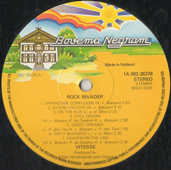 Vitesse (2) : Rock Invader (LP, Album)