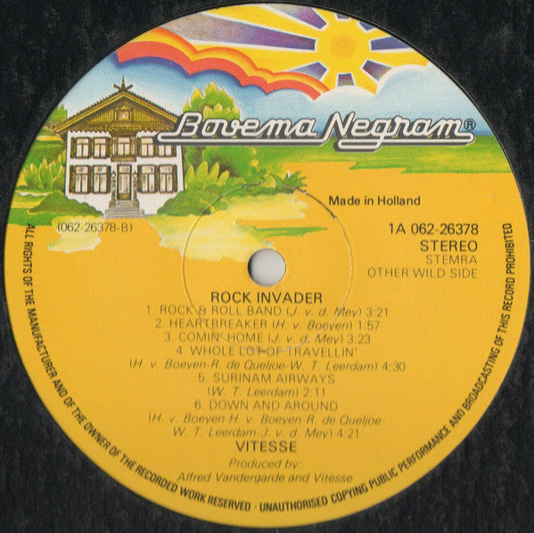Vitesse (2) : Rock Invader (LP, Album)