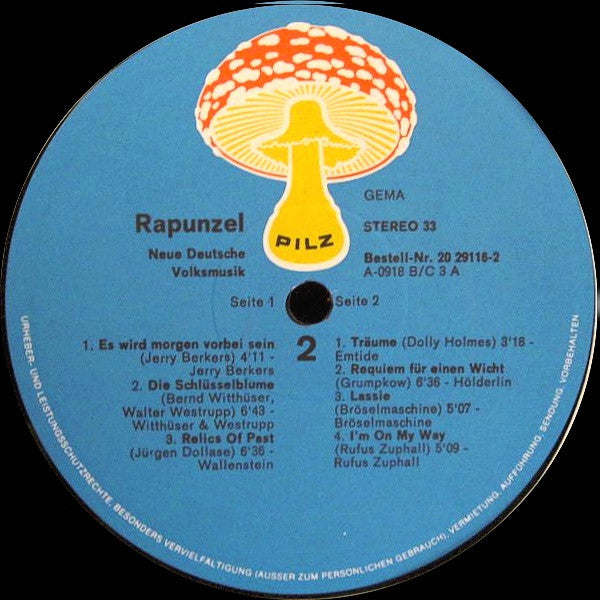Various : Rapunzel (Neue Deutsche Volksmusik) (LP, Comp)