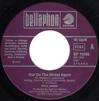 Etta James : Out On The Streets Again (7", Single)