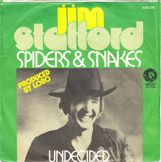 Jim Stafford : Spiders & Snakes (7", Single)