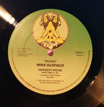 Mike Oldfield : Boxed (Box, Comp + LP, Album, Quad + LP, Album, Quad + LP)