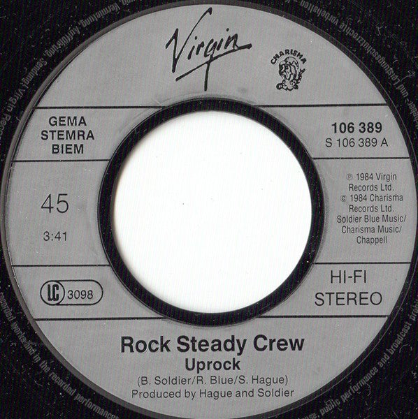 Rock Steady Crew* : Uprock (7", Single)