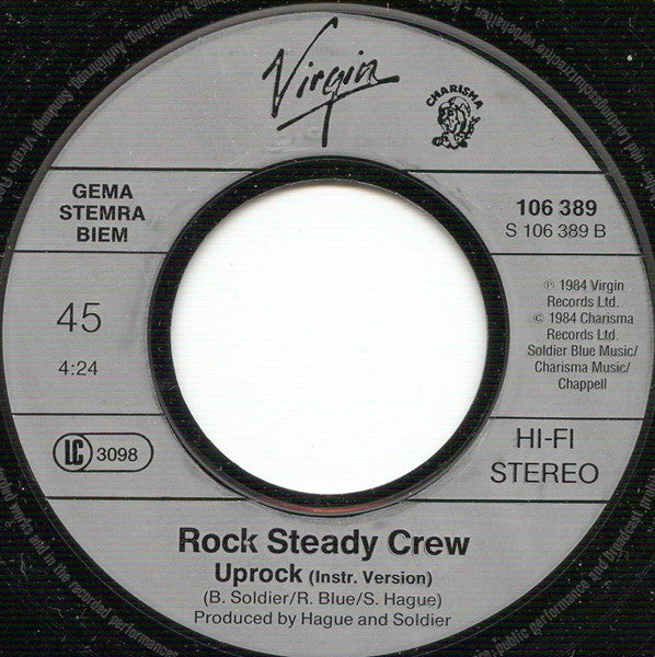 Rock Steady Crew* : Uprock (7", Single)