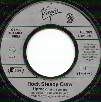 Rock Steady Crew* : Uprock (7", Single)