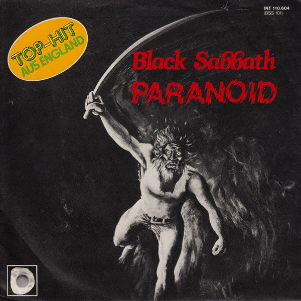 Black Sabbath : Paranoid (7", Single, RE)