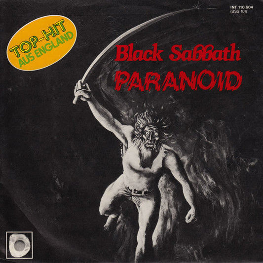 Black Sabbath : Paranoid (7", Single, RE)