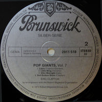 Eric Clapton : Pop Giants, Vol. 7 (LP, Comp)