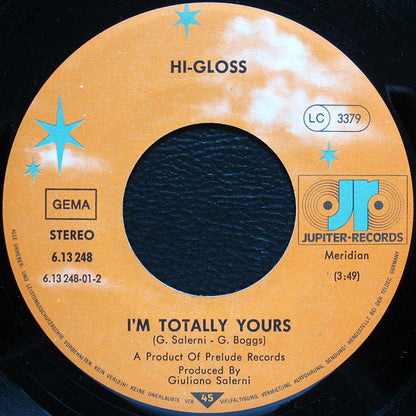 Hi-Gloss : You'll Never Know (7", Single)