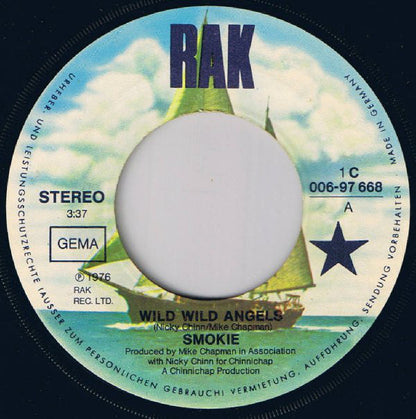 Smokie : Wild Wild Angels (7", Single)