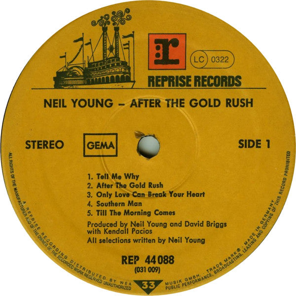 Neil Young : After The Gold Rush (LP, Album, RE, Gat)