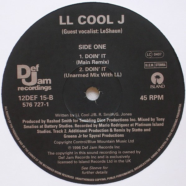 LL Cool J : Doin It (12")