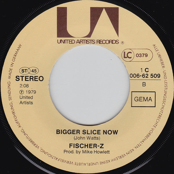 Fischer-Z : Remember Russia (7", Single)