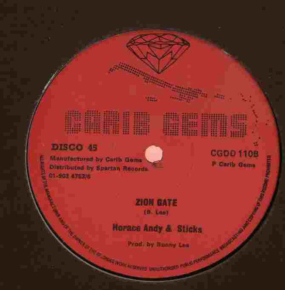 Horace Andy & Tapper Zukie / Horace Andy & Jah Stitch : Guiding Star / Zion Gate (12")