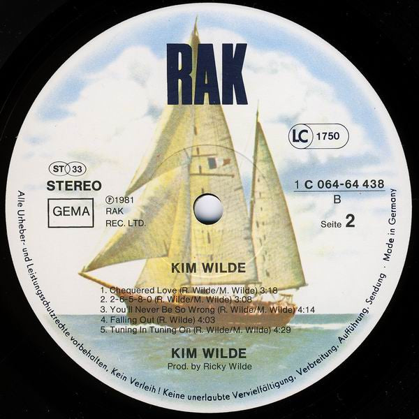 Kim Wilde : Kim Wilde (LP, Album)