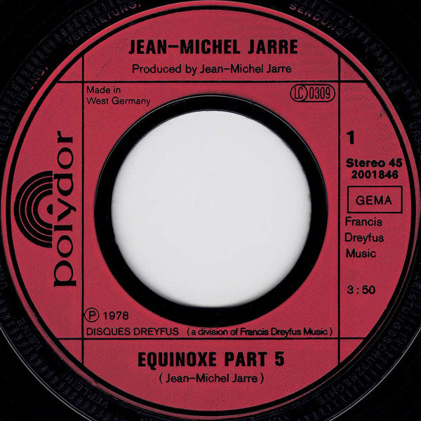 Jean Michel Jarre* : Equinoxe (7", Single)