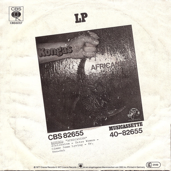 Kongas : Africanism  (7", Single)