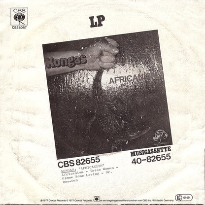 Kongas : Africanism  (7", Single)