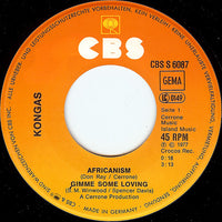 Kongas : Africanism  (7", Single)