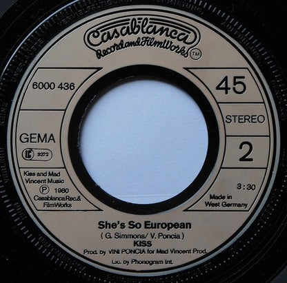 Kiss : Shandi (7", Single)