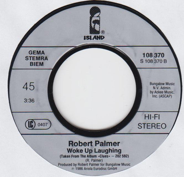 Robert Palmer : Hyperactive (7", Single)