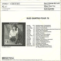Suzi Quatro : Don't Change My Luck (7", Single)