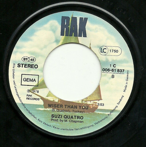 Suzi Quatro : Don't Change My Luck (7", Single)