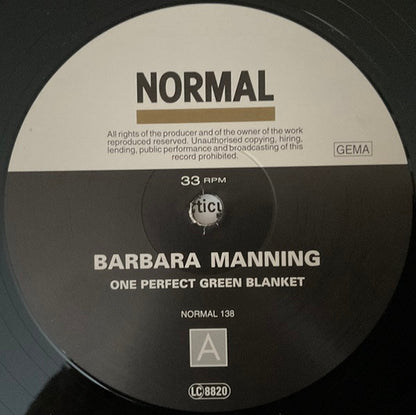 Barbara Manning : One Perfect Green Blanket (LP, Album)