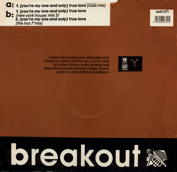 Seduction : (You're My One And Only) True Love (12", Single)