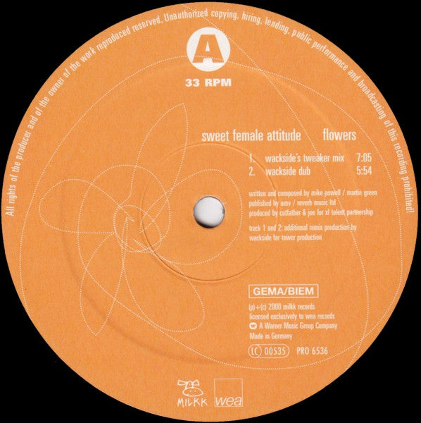 Sweet Female Attitude : Flowers (12", Promo)