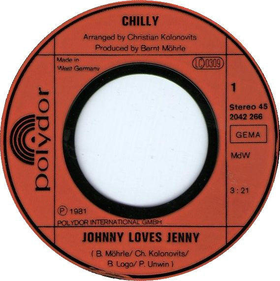 Chilly : Johnny Loves Jenny (7", Single)