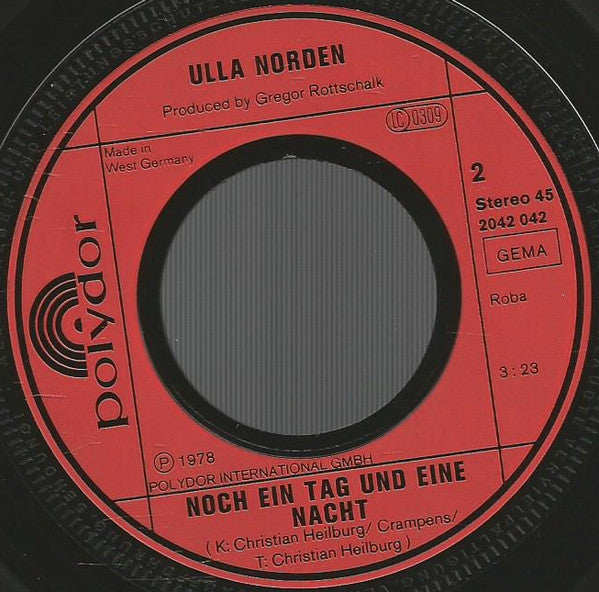 Ulla Norden : Wir Sind Verrückt (Wir Beide) (7", Single)