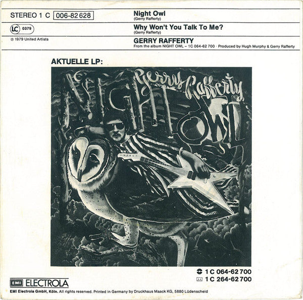 Gerry Rafferty : Night Owl (7", Single)