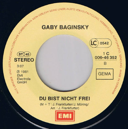 Gaby Baginsky : Marigot Bay (7", Single)