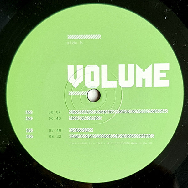 Funk D'Void : Volume Freak (2xLP, Album)